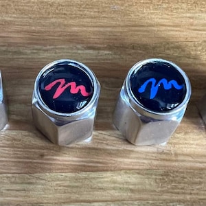 MX5 Eunos Miata “M” Aluminium Tyre Valve Caps  / Tire Valve Cover