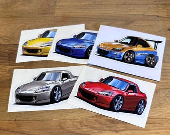 S2000 Cartoon Style Sticker