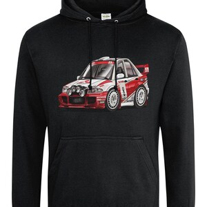 Hoodie, Mitsubishi Evolution III Cartoon Hoodie