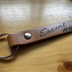 Escort RS MK1 Leather key ring key fob