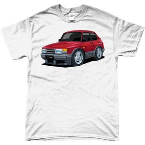 Saab 900 Turbo Cartoon Style T-Shirt