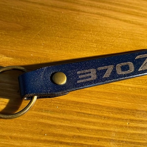 370Z leather key ring key fob
