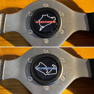Racing Circuit Horn Button - Silverstone - Nurburgring Designs