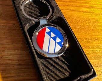 Retro Autozam Chrome Key Ring