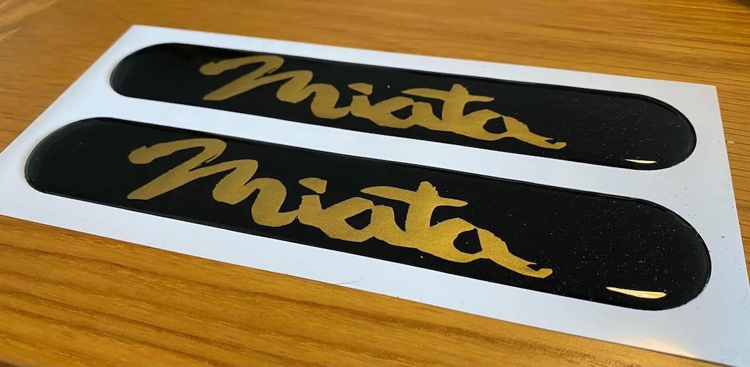 Mazda Miata Sill Plate Domed Decal Set 2 for Mazda MX5 Miata Etsy