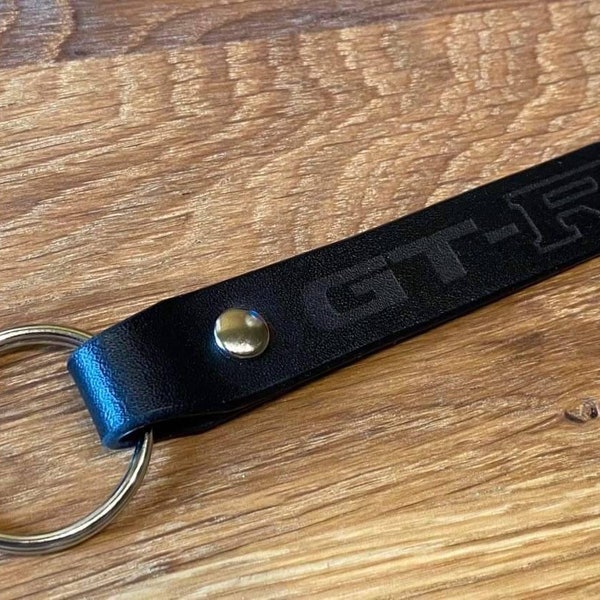 GT-R leather key ring key fob GTR