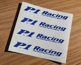 P1 Racing Wheel Decal set.
