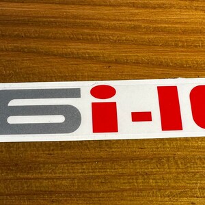 CRX 1.6i VT / 16I 1.6 Decals. Printed on Clear Vinyl.