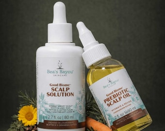 Good Biome Scalp Solution and Scalp Oil Bundle | Microbiome-friendly