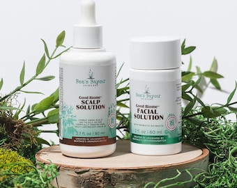 Good Biome Scalp Solution and Facial Solution Set | Probiotic Skincare