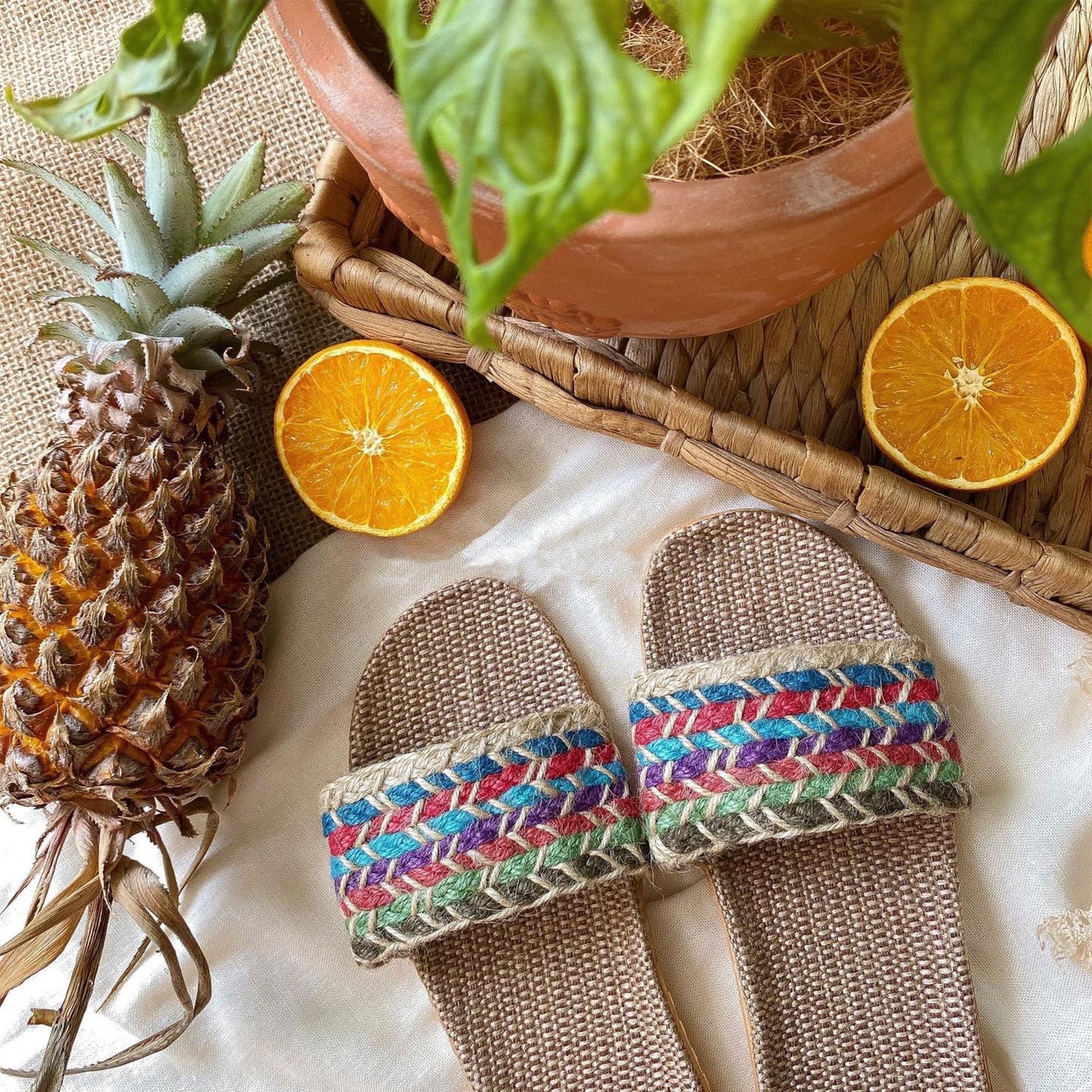 seagrass slippers