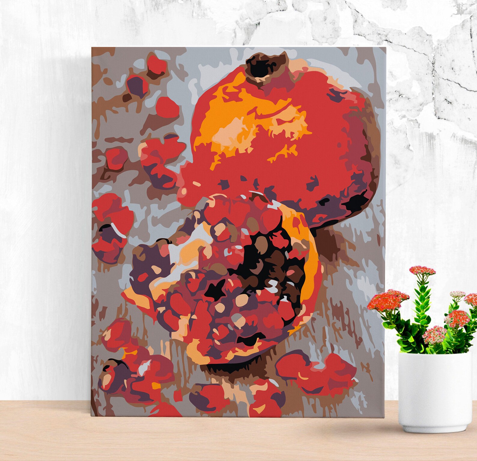 Painting By Numbers Acrylic Painting On Canvas DIY Kit Adult Etsy