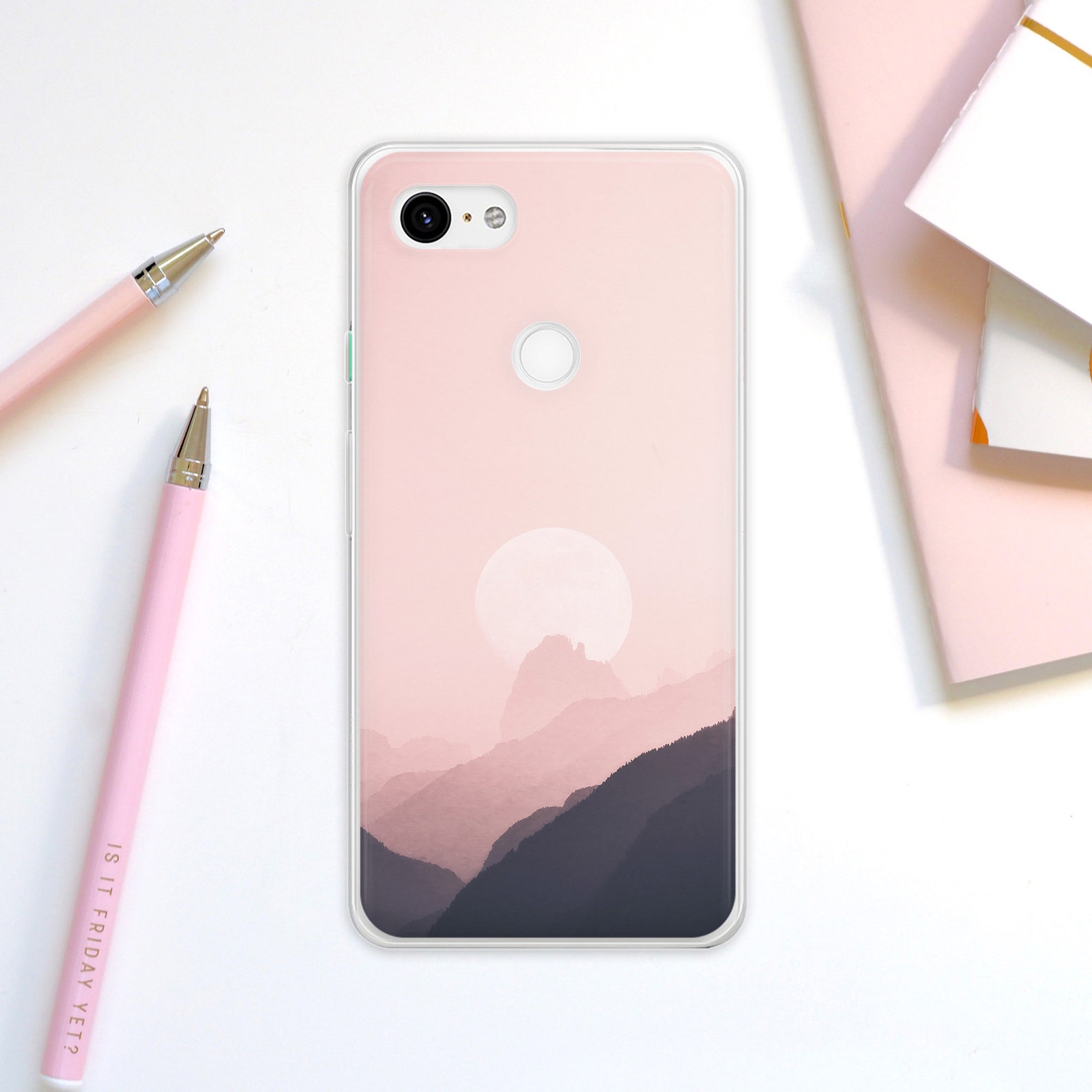 PInk Case for Google Pixel 4A Phone by Google Case Cover with Etsy