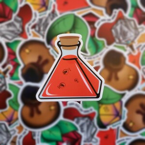 Potion of Healing - D&D sticker, DnD, Dungeons and Dragons