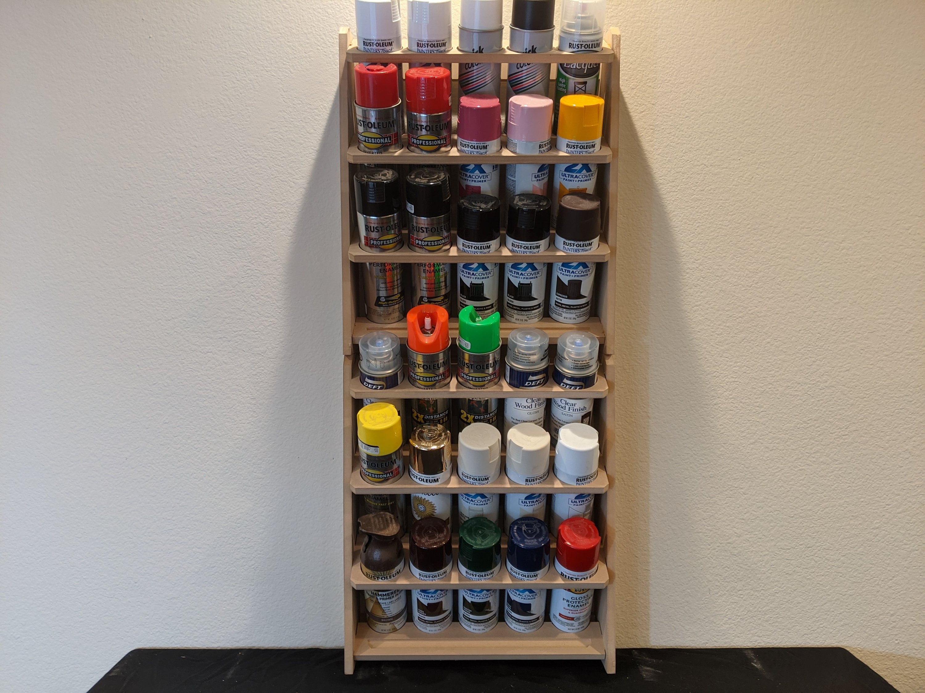 15 Can Spray Paint or Lube Can Wall Mount Storage Holder Rack Etsy