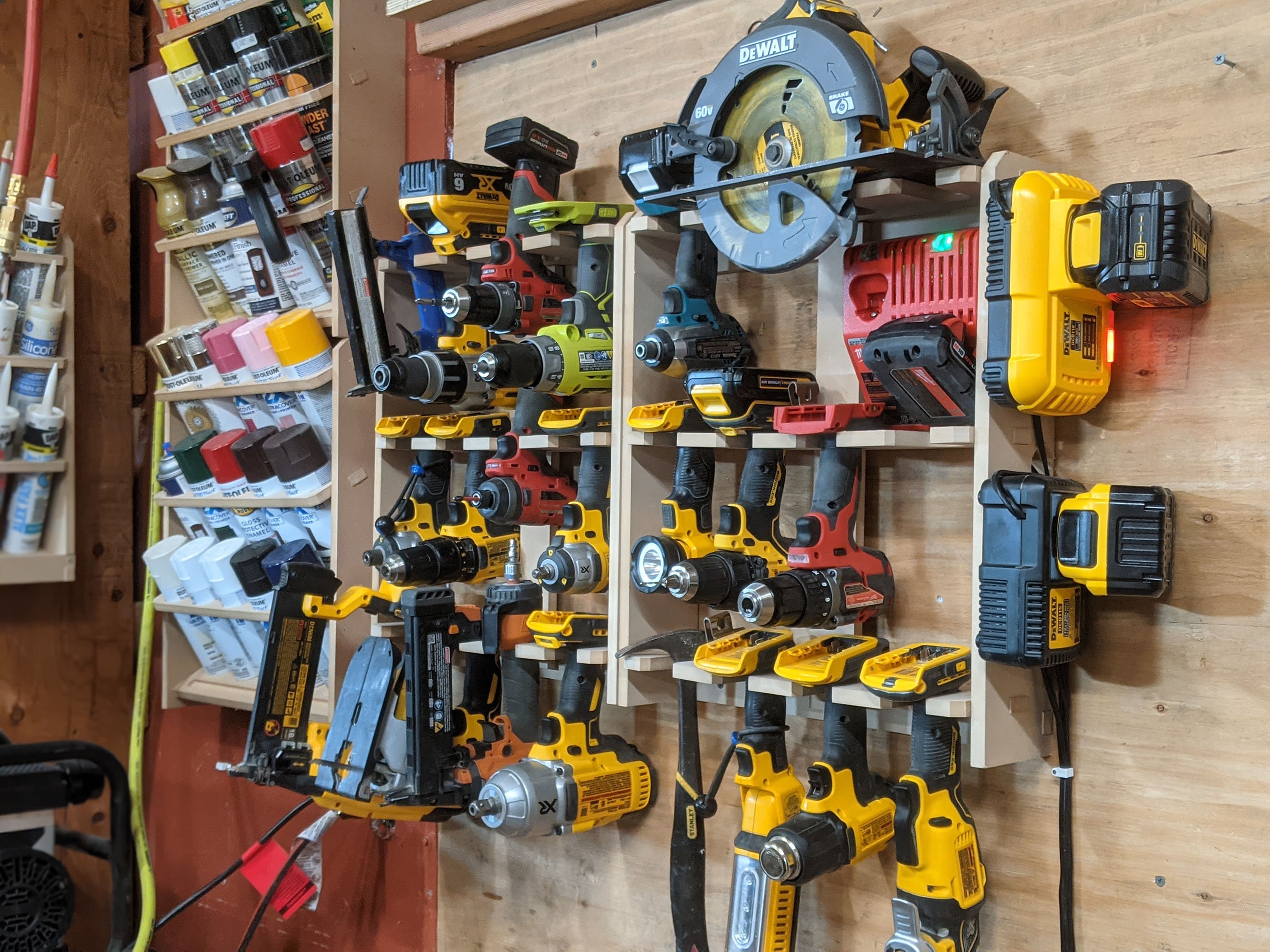Milwaukee Tools,or just how about all of these.  Milwaukee tools, Tool  storage diy, Dewalt tools