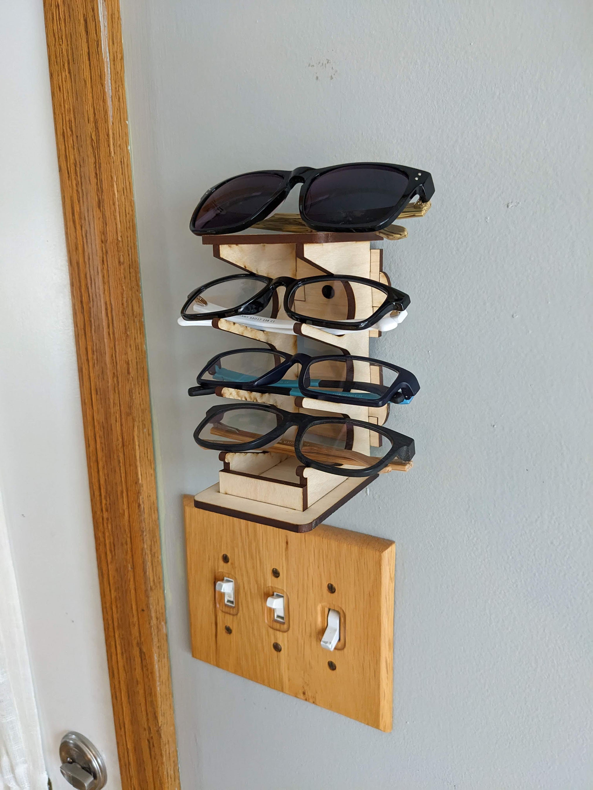 Glasses tray sauna eyeglass shelf