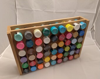 Acrylic Craft Paint Organizer, Storage for Craft Supplies Artist Supply 54  Bottles -  Israel