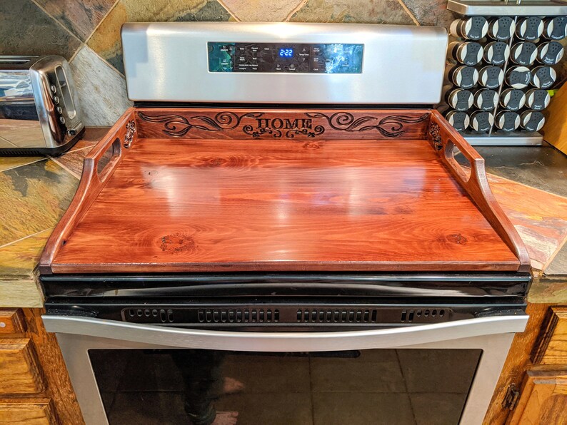 Engraved Noodle Board Stove Cover Polish Dough Board Etsy