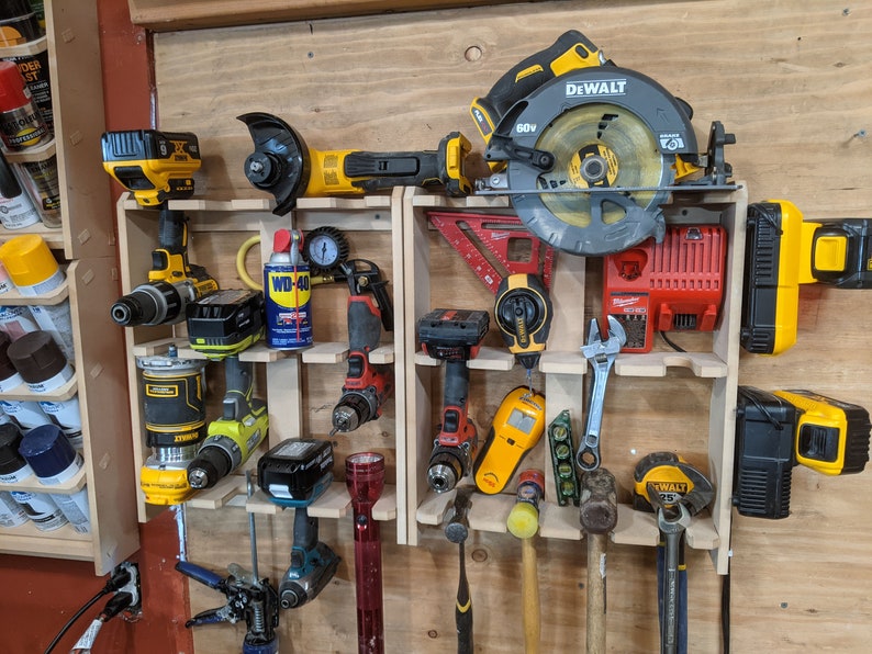 Garage Tool Paint Battery Organizer MODULAR All Manufacturers Etsy