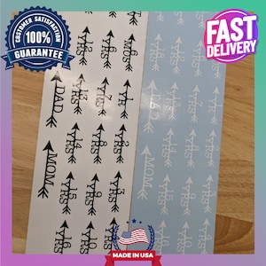 Growth Chart Markers, Vinyl Height Marker Decals