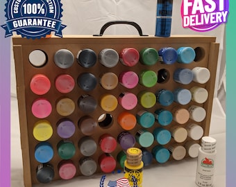 Acrylic Craft Paint Organizer, Storage for Craft Supplies Artist Supply  54 Bottles