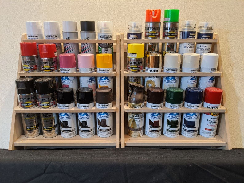 15 Can Spray Paint Organizer Wall Hanging Organizer Free | Etsy