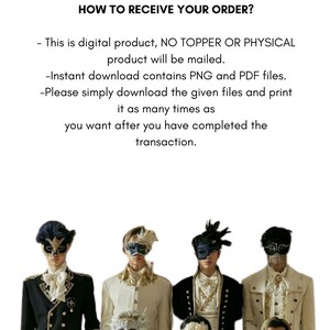 enhypen cake topper enhypen centerpiece enhypen party etsy