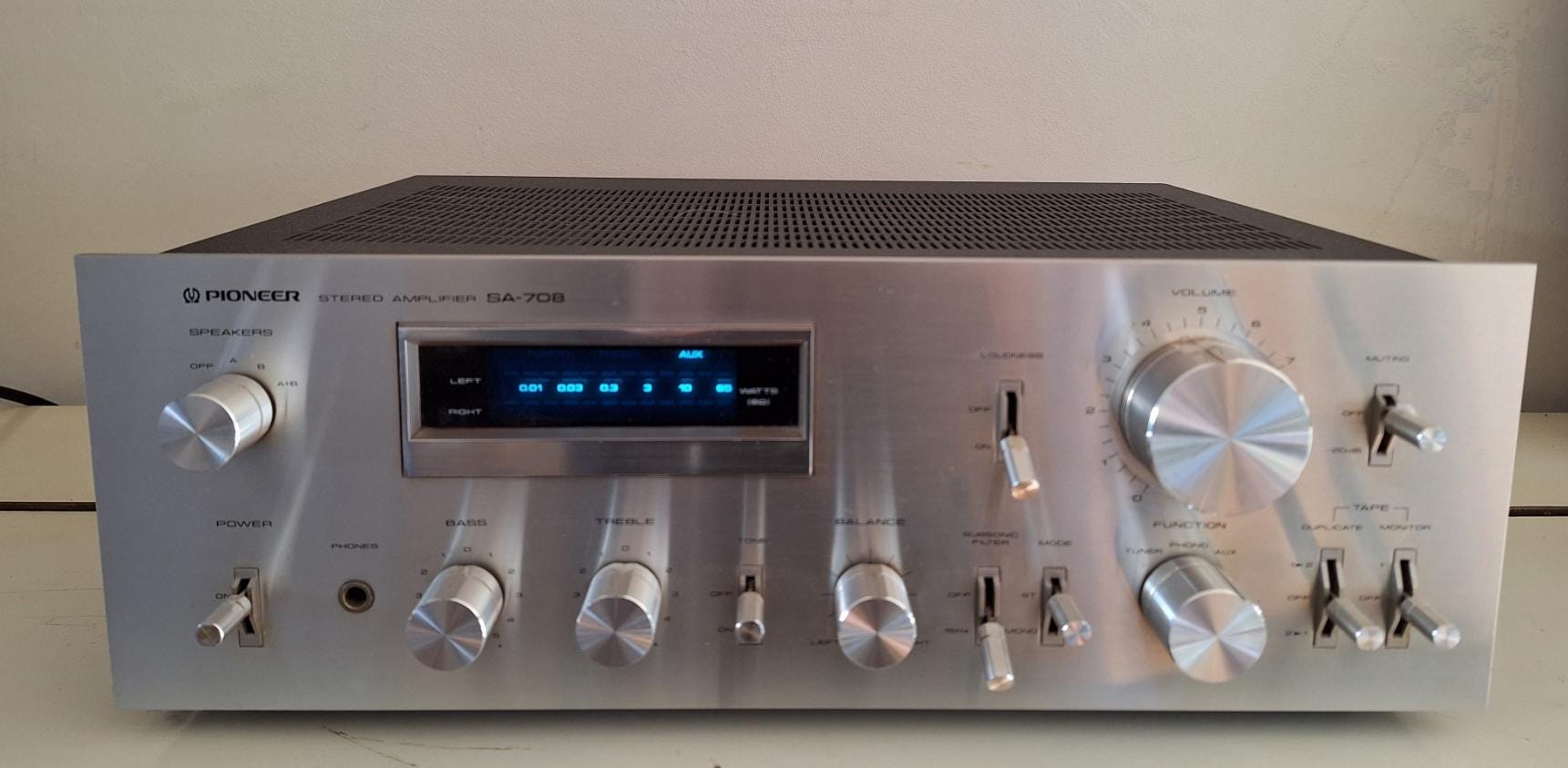 Pioneer Stereo Amplifier SA-708 - 1979/1980 - Etsy
