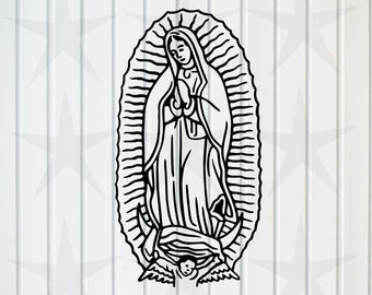 Download Virgin Mary Svg Etsy