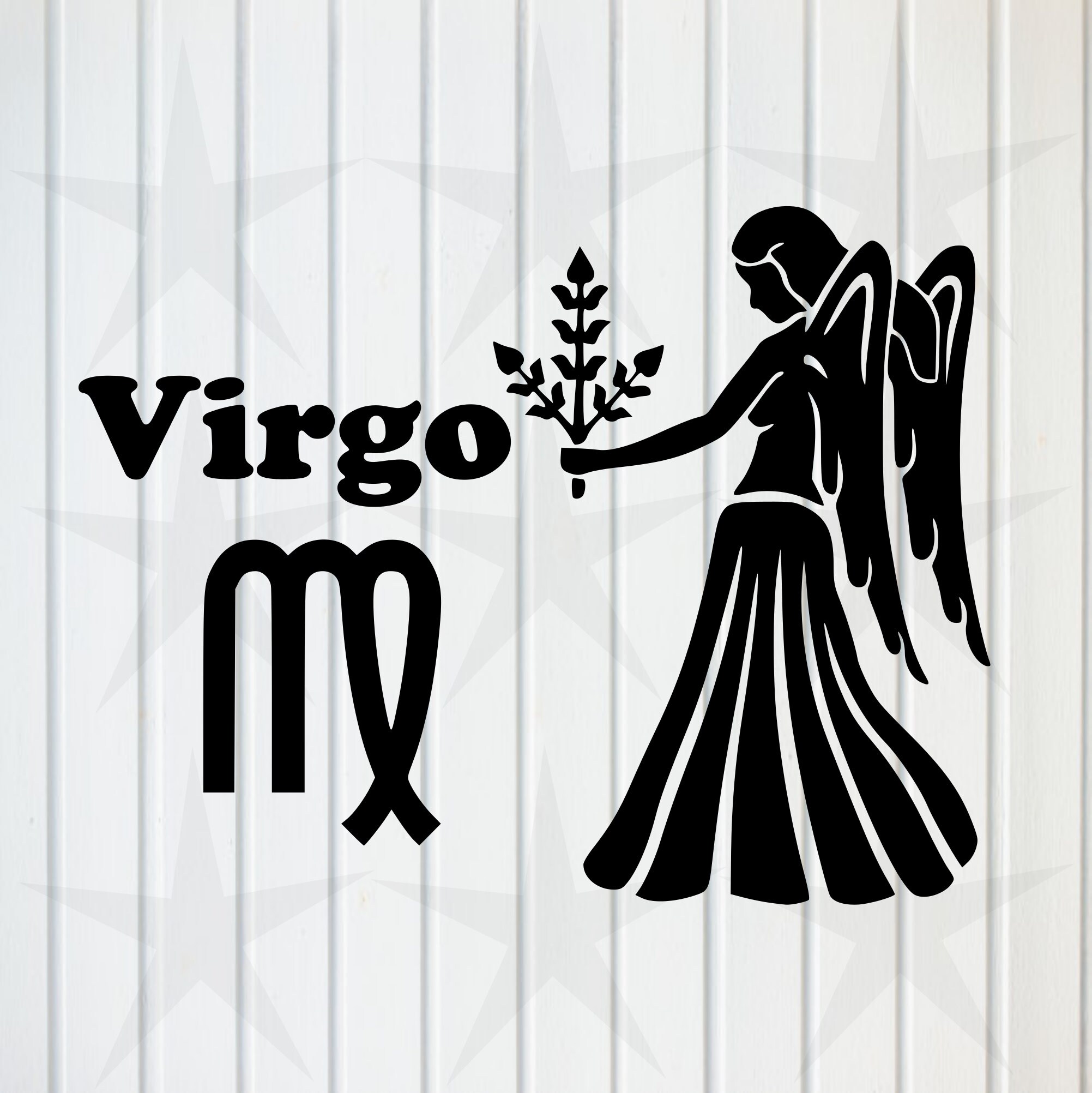 Virgo svg Zodiac signs svg downloadable files Clipart | Etsy