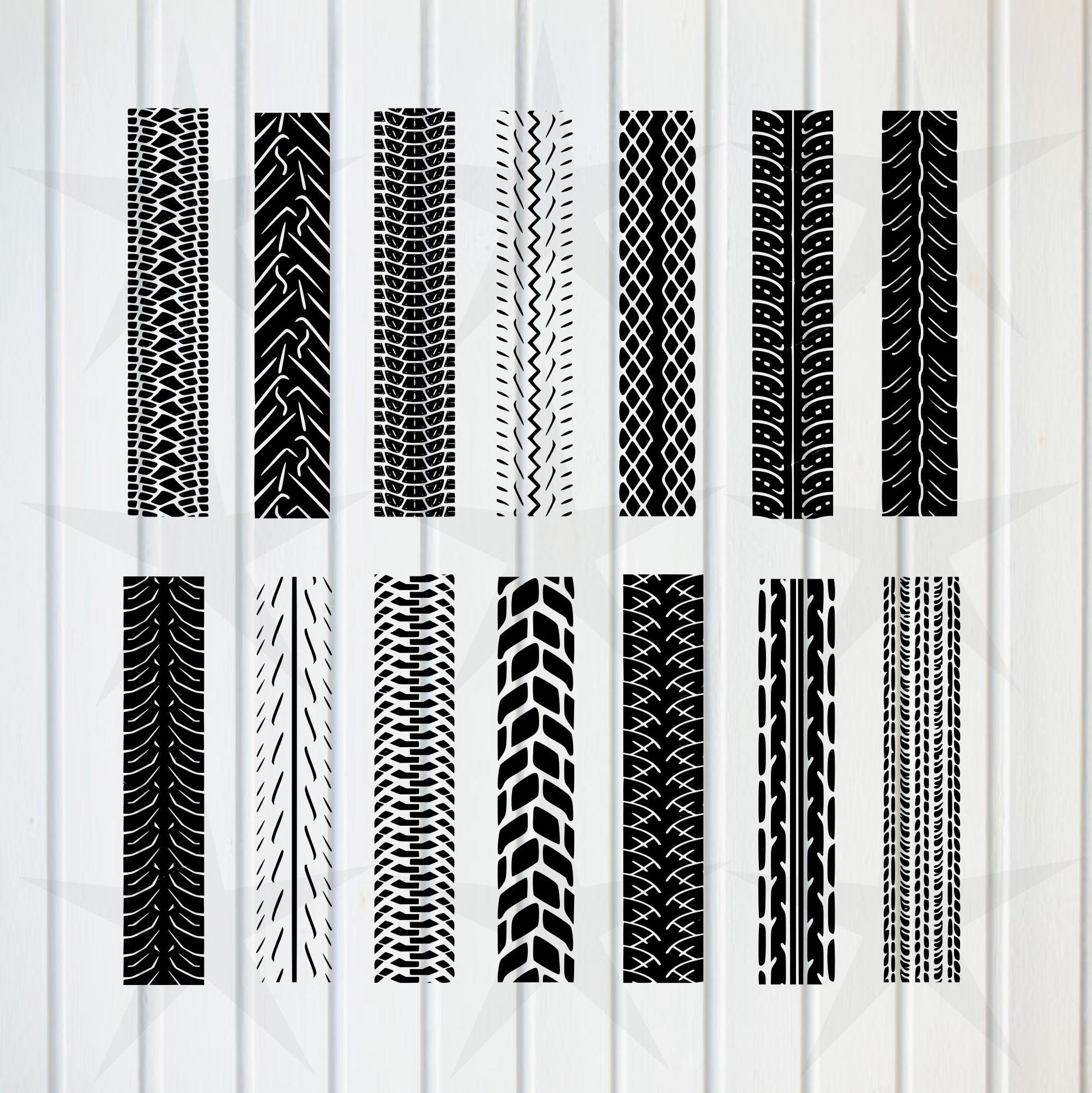 Tire track svg bundle tire track Clipart Cricut Etsy