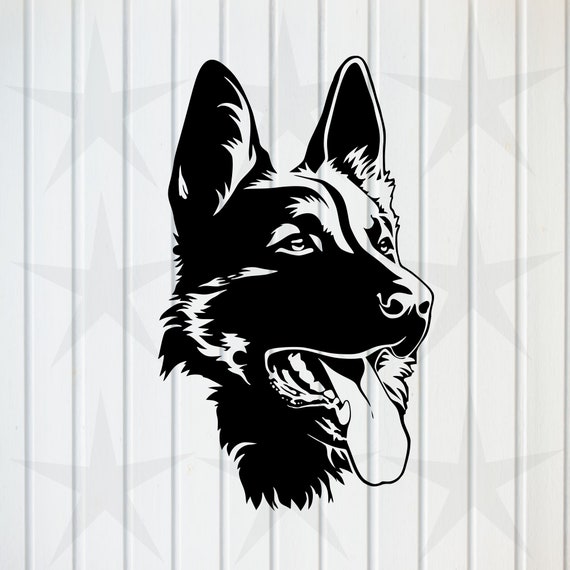 Drawing & Illustration png german shepherd dog svg eps dxf clipart for