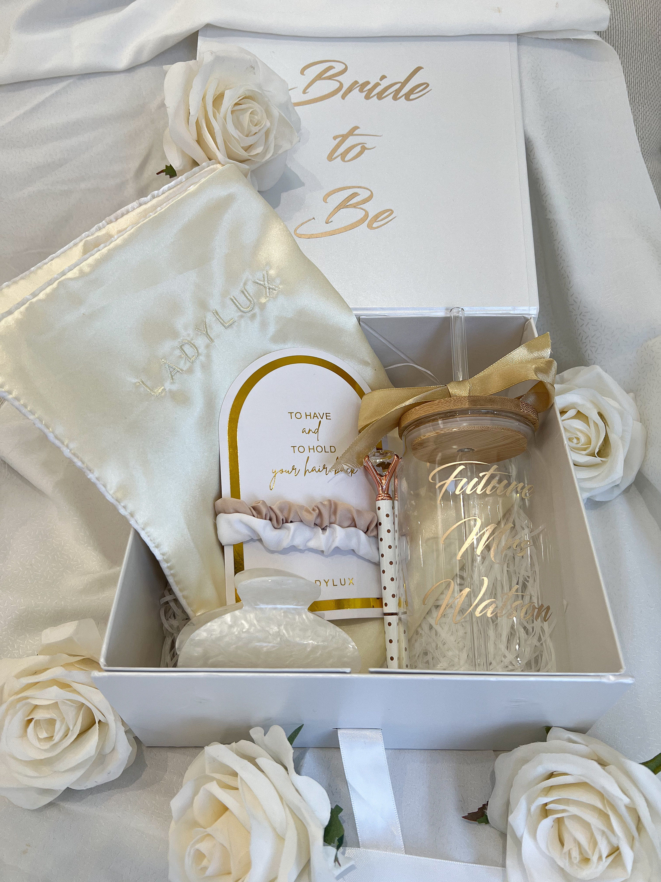 Bride to Be Bridal Engagement Gift Basket Present, Bride Gift, Bridal ...
