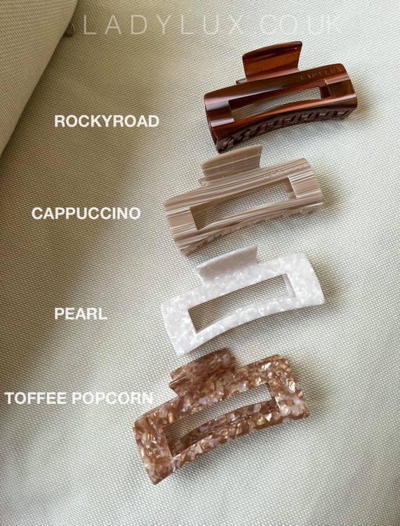 LADYLUX XXL Jumbo Hair Claw Clip, Extra Large Claw Clip, Mega Size Claw Clip great for Extra Thick Hair