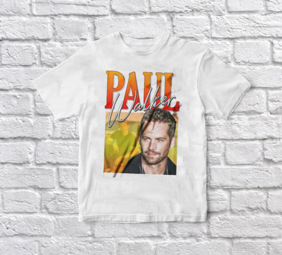 Paul Walker Tshirt Remembering Paul Walker shirt tribute Paul Etsy