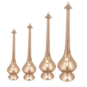 7.5inch(19cm gulabdani,brass bottle for ganga jal,rose water brass bottle , perfume sprinkler ,brass water bottle,water sprinkler,vrindavan
