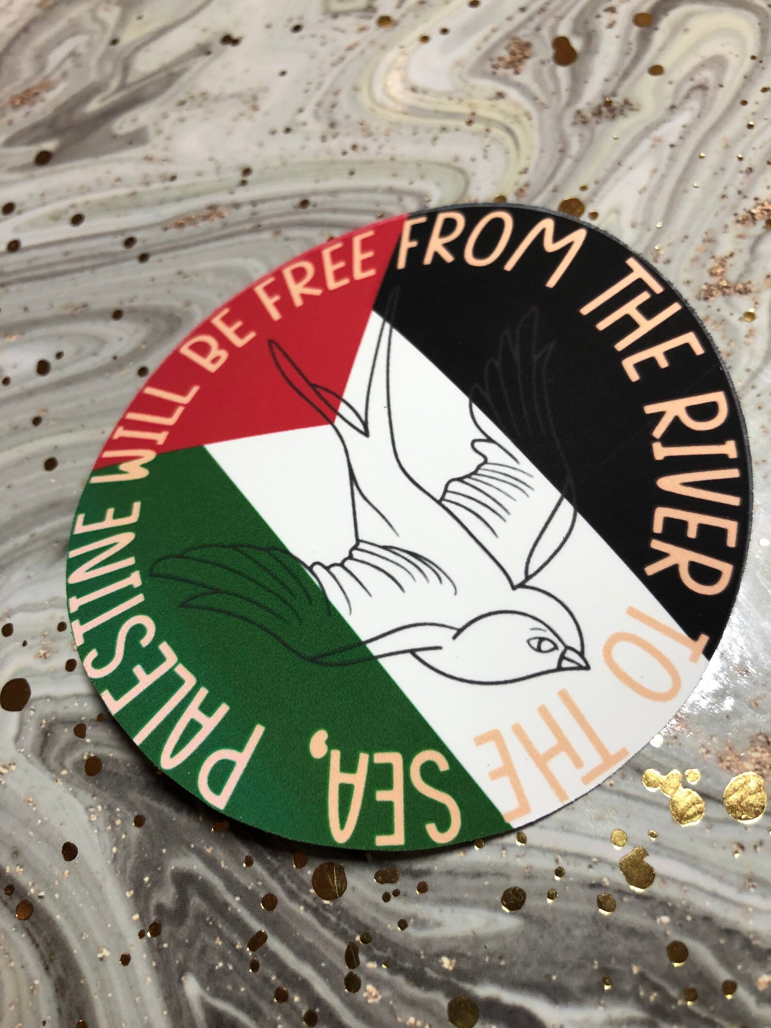 From the river to the sea Palestine will be free stickers | Etsy