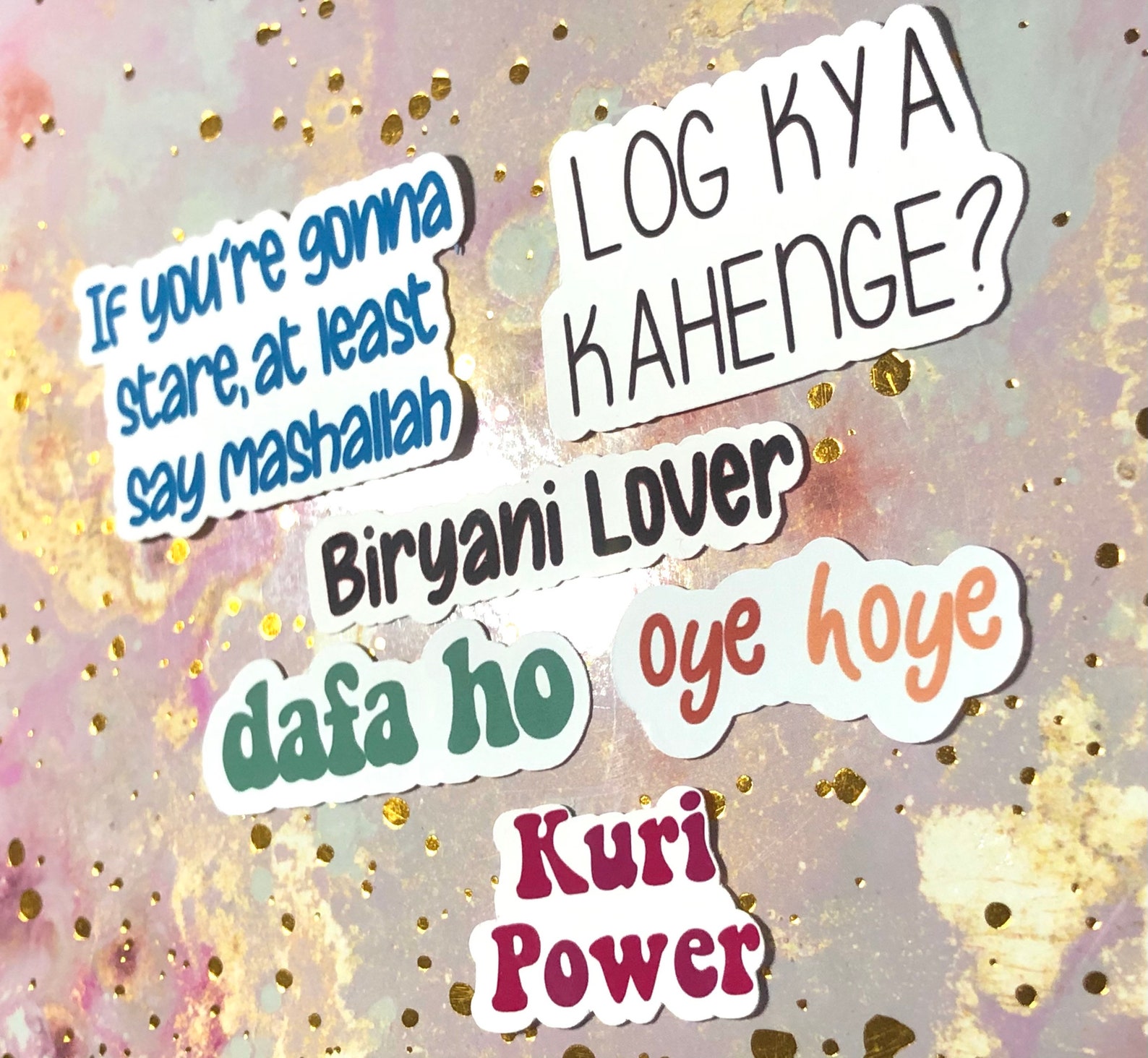 Desi Style Sticker Collection Desi Sticker Pack Etsy