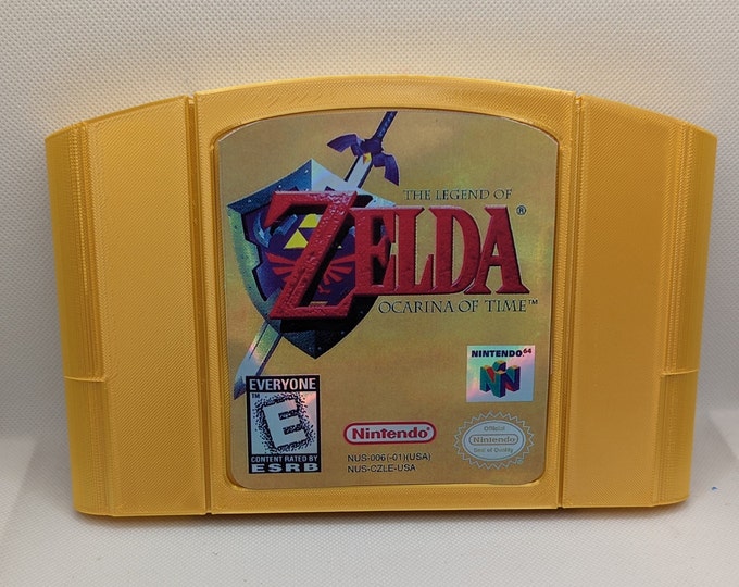 Giant Nintendo 64 Cartridge Decoration - Legend of Zelda: Ocarina of Time