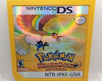 Giant Nintendo DS Cartridge Decoration Pokemon Heart Gold / 