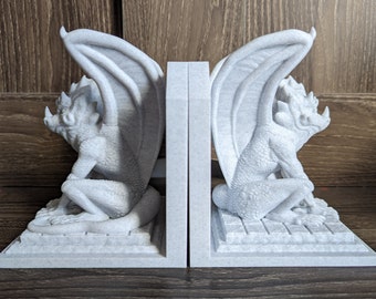 Gargoyle Bookends