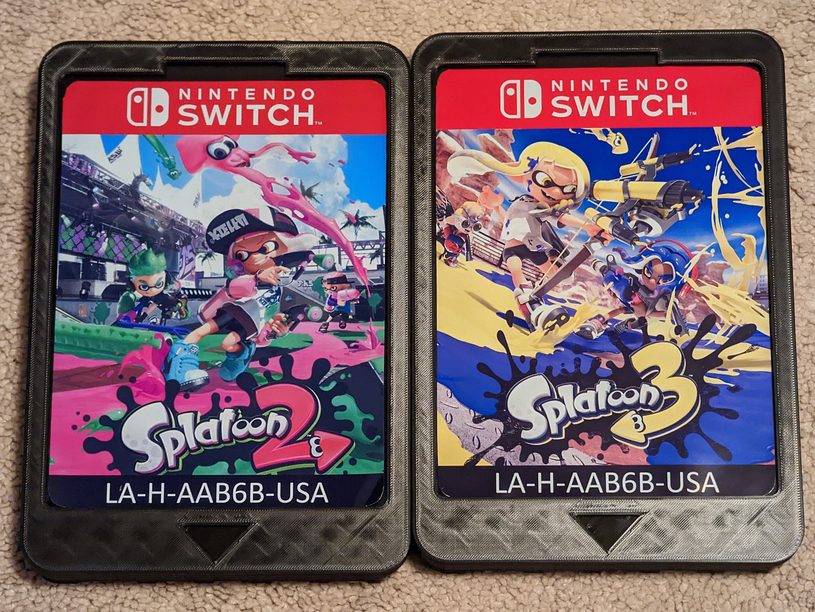 3 Nintendo Giant Switch - Splatoon Cartridge / Etsy Decoration 2