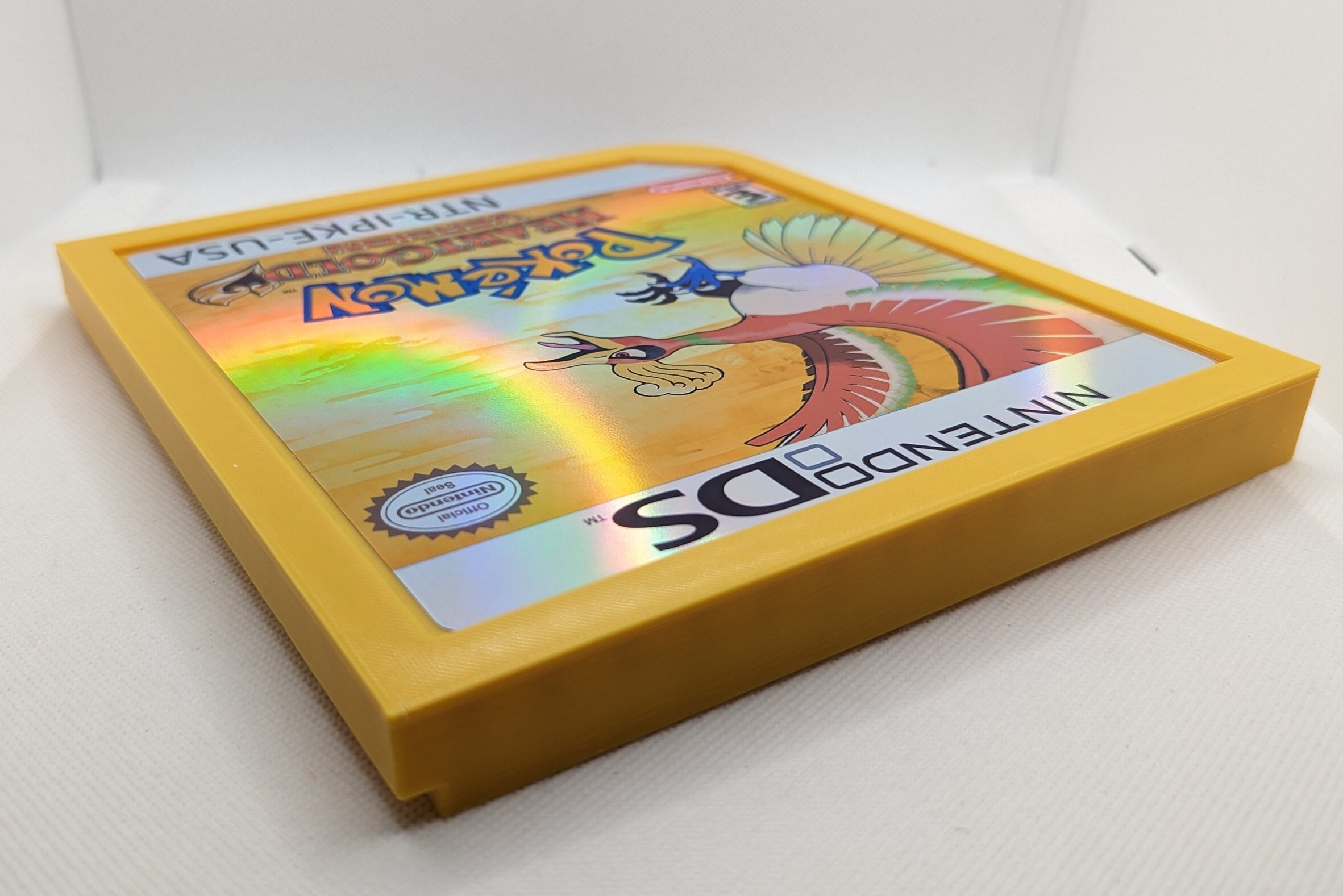 Giant Nintendo DS Cartridge Decoration Pokemon Heart Gold / 