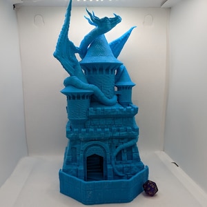 Dragon and Castle Dice Tower