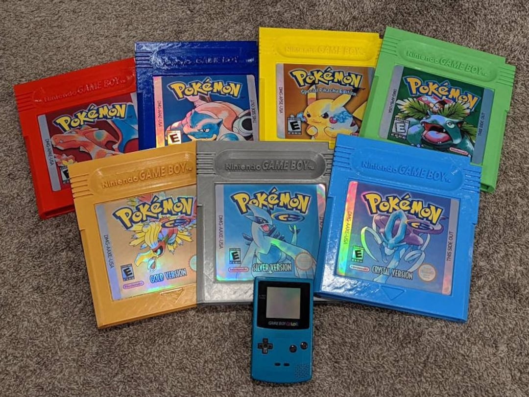 Legit or Fake Pokémon Yellow, Blue, Gold, and Silver? : r