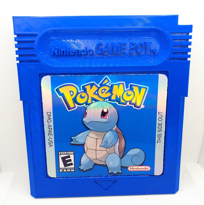 Giant Pokemon Gameboy Cartridge Generation 1 Starters Etsy