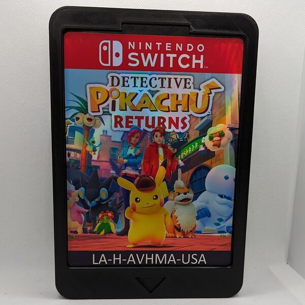 Giant Nintendo Switch Cartridge Decoration - Detective Pikachu Returns