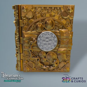 Gears of Time Spellbook for Card Game or Dice Storage