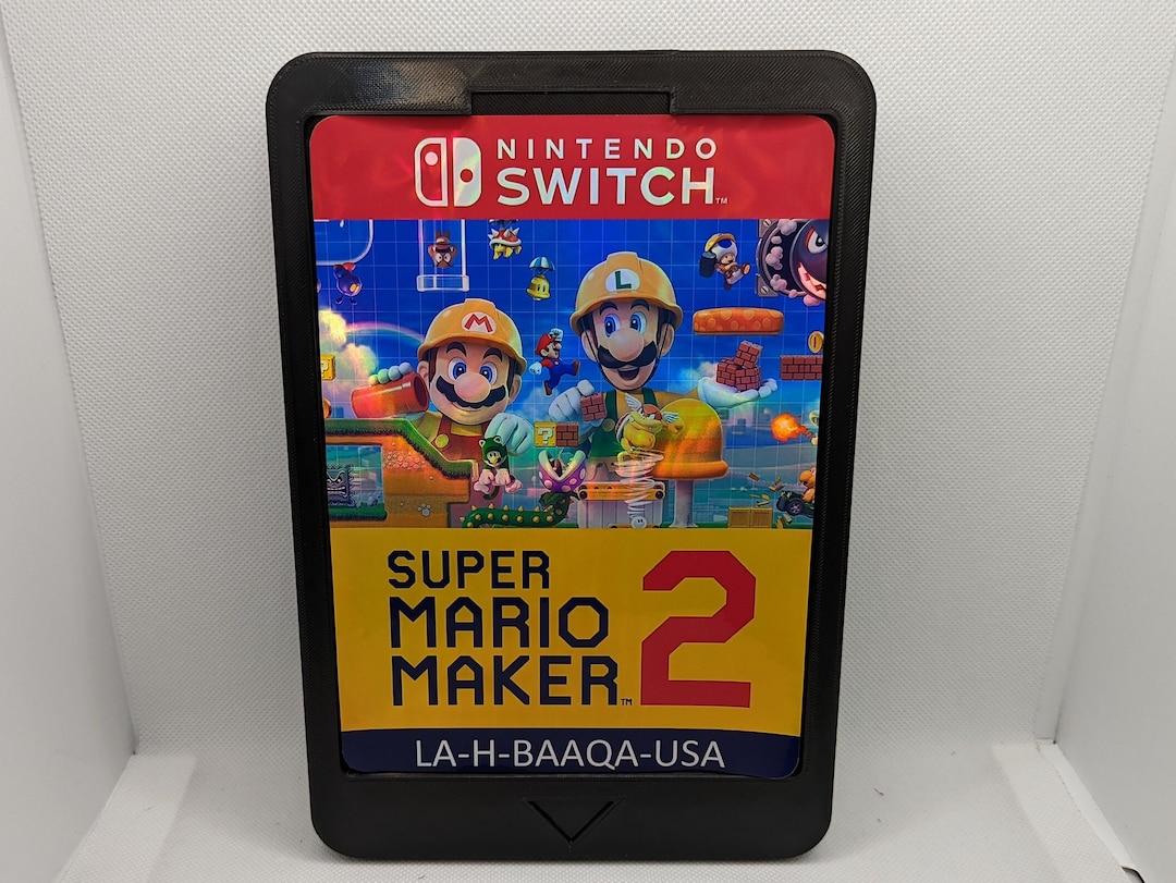 Mario Maker For Switch Giant Nintendo Switch Cartridge Super Mario Maker 2 - Etsy UK